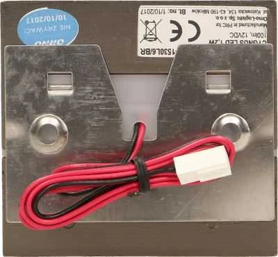 Orno CYGNUS LED 1.2W, paviršinis laiptinės šviestuvas, 12V DC, 100lm, 3000K, žalvaris