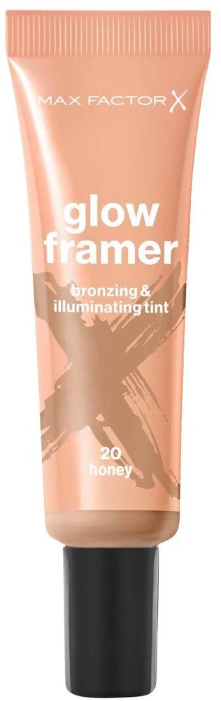 „Max Factor Glow Framer“ bronzinis atspalvis veido kontūravimui ir skaistinimui, 20 Honey, 30 ml