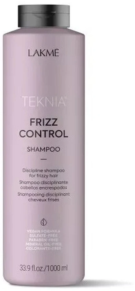 Šampūnas nepaklusniems plaukams Lakme Teknia Frizz Control Shampoo, 1000 ml