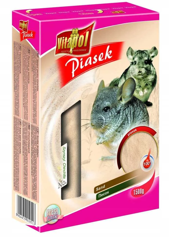 Vitapol smėlis šinšiloms, 1500g pakuotė