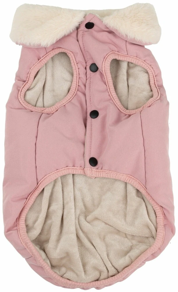 Lalazoo šuns striukė, rožinė, su antkakliu, 2XL dydis, 55