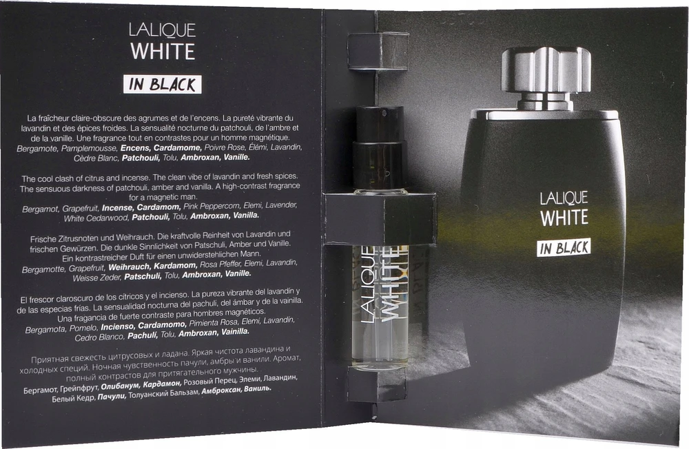 Lalique Baltas in Juodas EDP parfumuotas vanduo vyrams, 125 ml