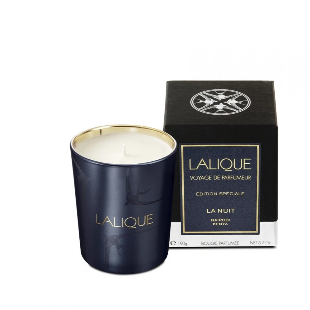 Lalique La Nuit Nairobi Kenya Plum Scented Candle, 190 g