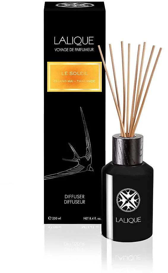 Lalique Le Soleil Chiang Mai Thailande Reed Aroma Reed Diffuser Gloss Juodas, 250 ml