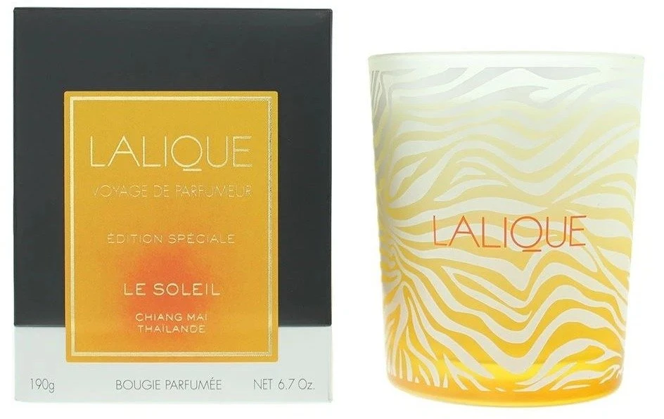 Lalique Le Soleil Chiang Mai Tailando kvapioji žvakė, 190 g