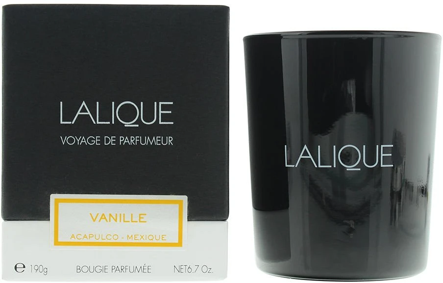 Lalique Vanille Acapulco Mexique Vanilla Scented Candle, 190 g