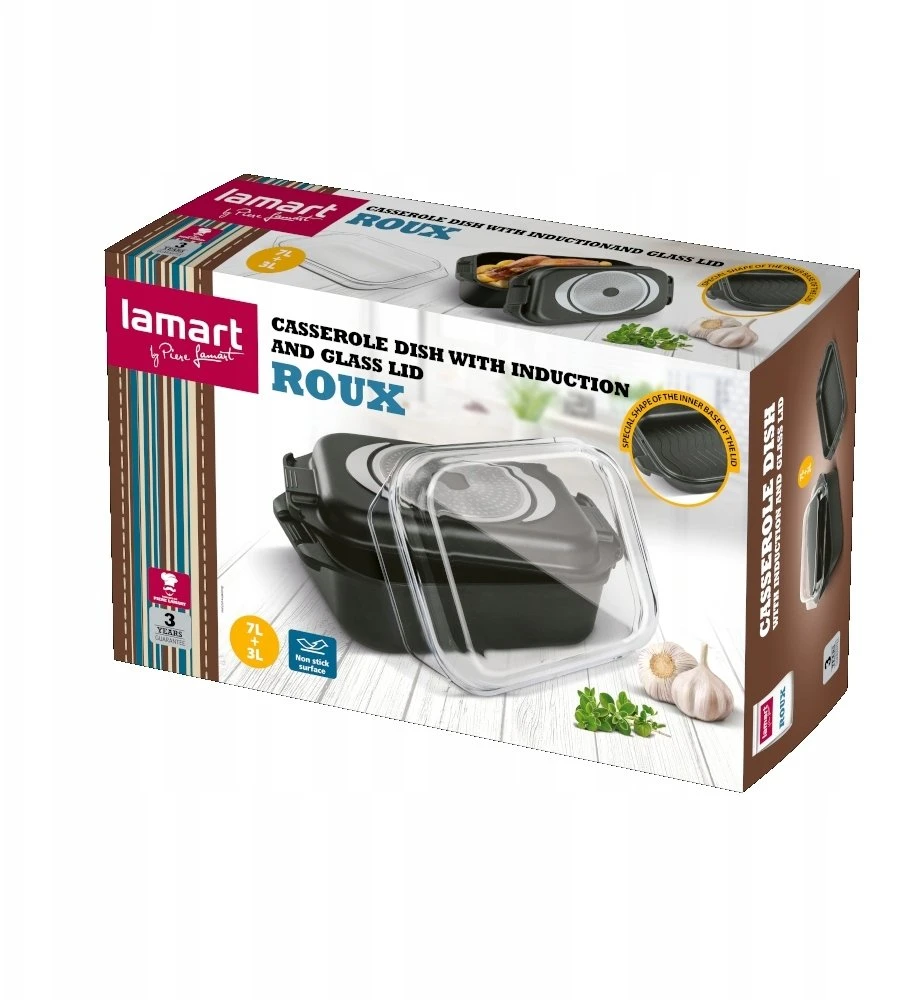 Lamart LT1310 kepimo indų rinkinys ROUX, 7 l + 3 l