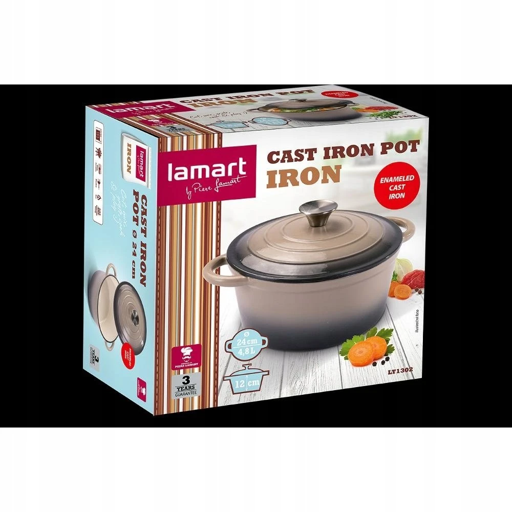 Lamart LT1302 IRON Puodas Eliwny 24CM