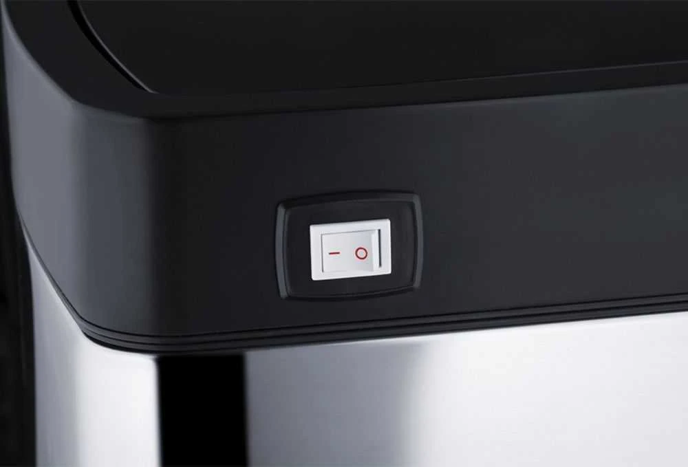 Šiukšliadėžė Lamart Sensor bekontaktis 45L, nerūdijantis plienas (LT8044)