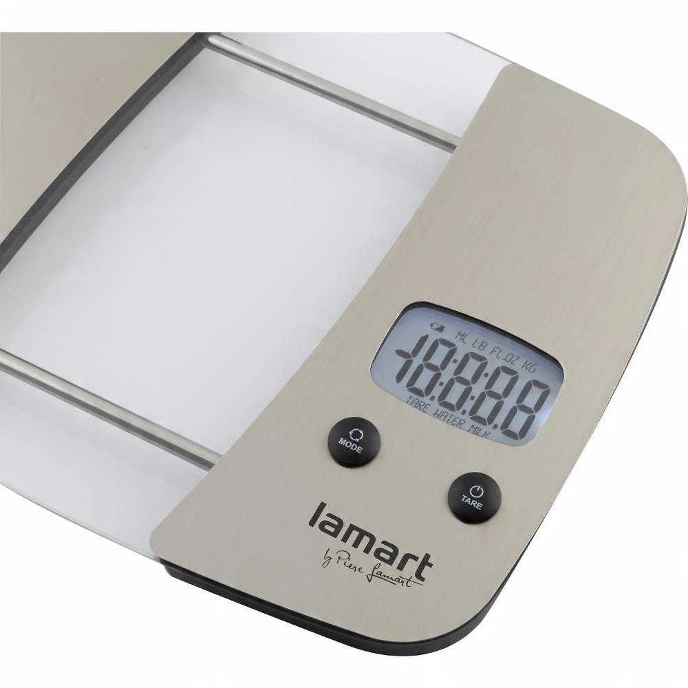 Lamart elektroninės virtuvinės svarstyklės 5kg LT7071
