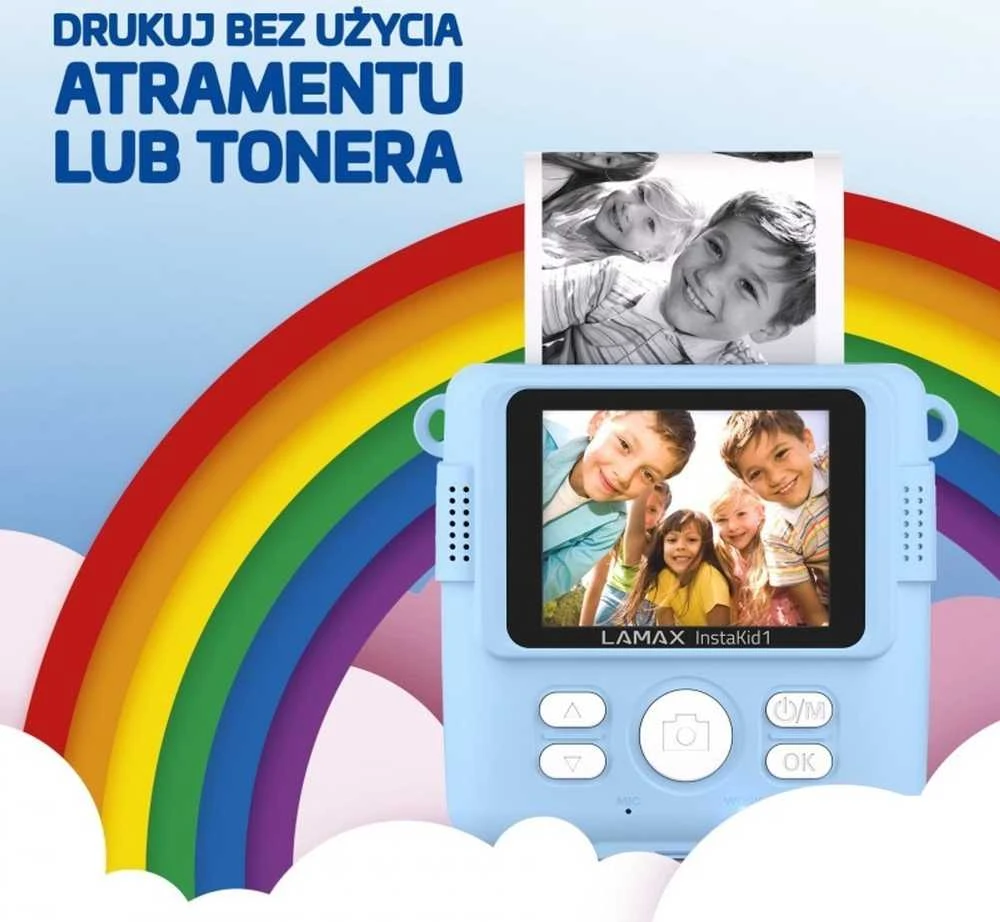 LAMAX InstaKid1 vaikiška kamera, mėlyna