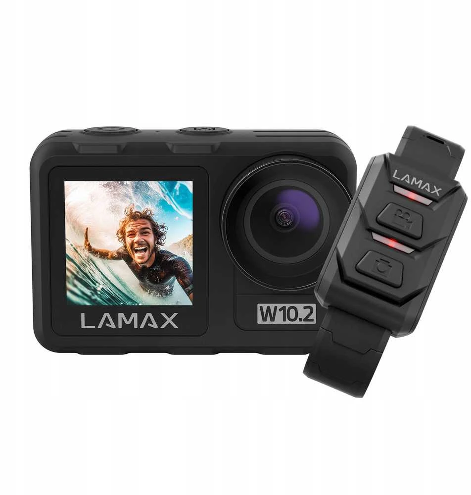 LAMAX W10.2 4K 2 colių „Wi-Fi“ 20MPx MAXsmooth 2.0 sportinė kamera