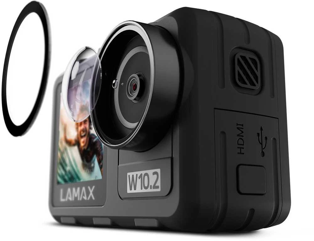 LAMAX W10.2 4K 2 colių „Wi-Fi“ 20MPx MAXsmooth 2.0 sportinė kamera