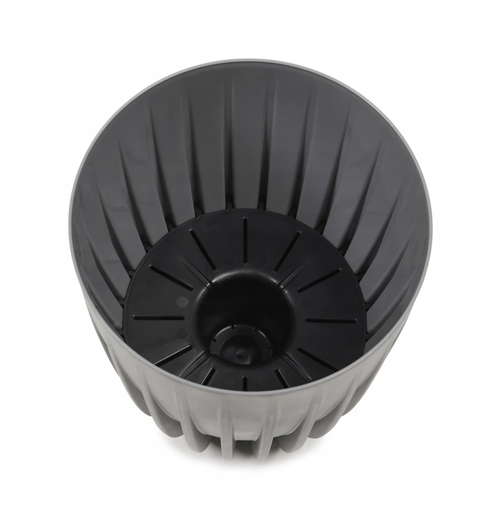 Gėlių vazonas Lamela Mira 907-05, plastikinis, baltas