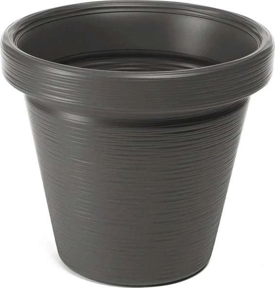 Gėlių vazonas Lamela Agawa Dłuto 744-82, plastikinis, pilkos spalvos.