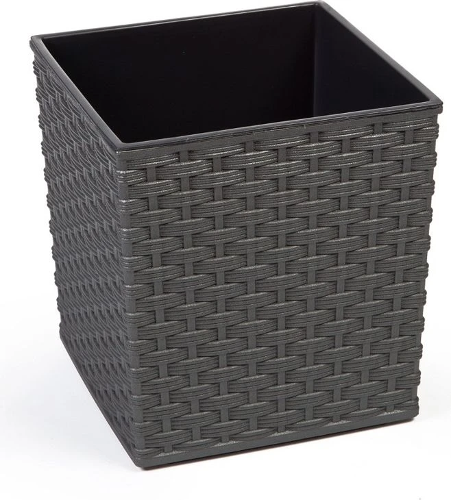 Lamela Plastikinis vazonas Juka Rattan, 40 x 40 cm