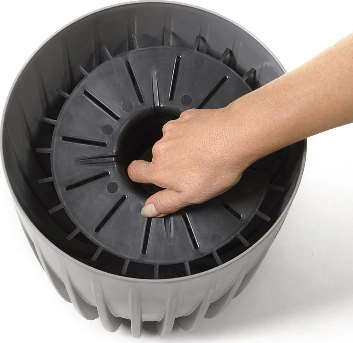 Gėlių vazonas Lamela Mira 930-85, plastikas, šviesiai ruda