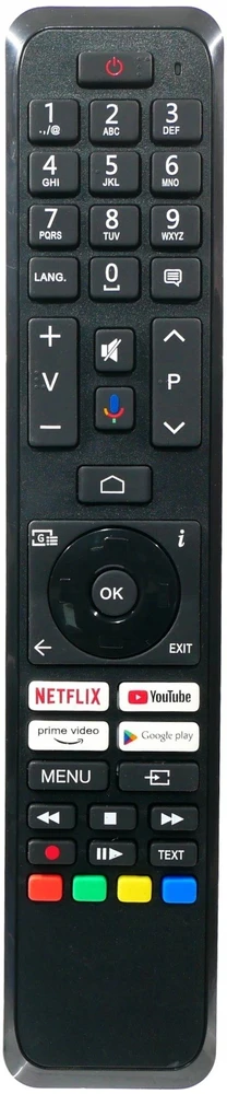 „Lamex LXP43160 Toshiba“ / „VESTEL RC43160N“ (CT-8563) televizoriaus nuotolinio valdymo pultas, skirtas „Netflix“ / „YouTube“