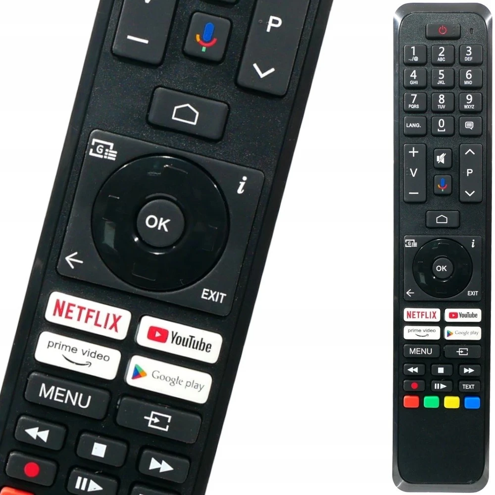 „Lamex LXP43160 Toshiba“ / „VESTEL RC43160N“ (CT-8563) televizoriaus nuotolinio valdymo pultas, skirtas „Netflix“ / „YouTube“