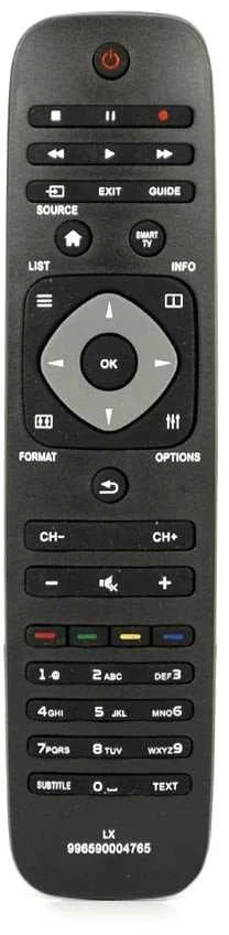 Pilot RTV Lamex Lamex LXP4765 TV remote control PHILIPS