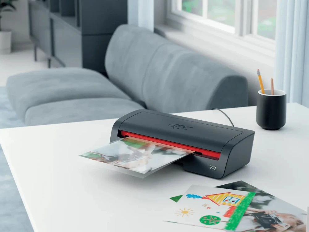 GBC 240 Home Office Laminavimo aparatas A4, 400 mm/min, Juoda/Raudona