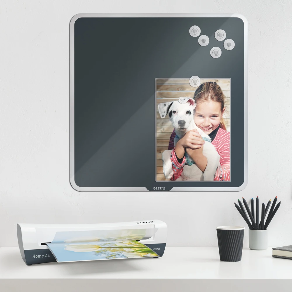 Laminavimo aparatas Leitz iLAM Home A4, 125mic, baltos/pilkos spalvos