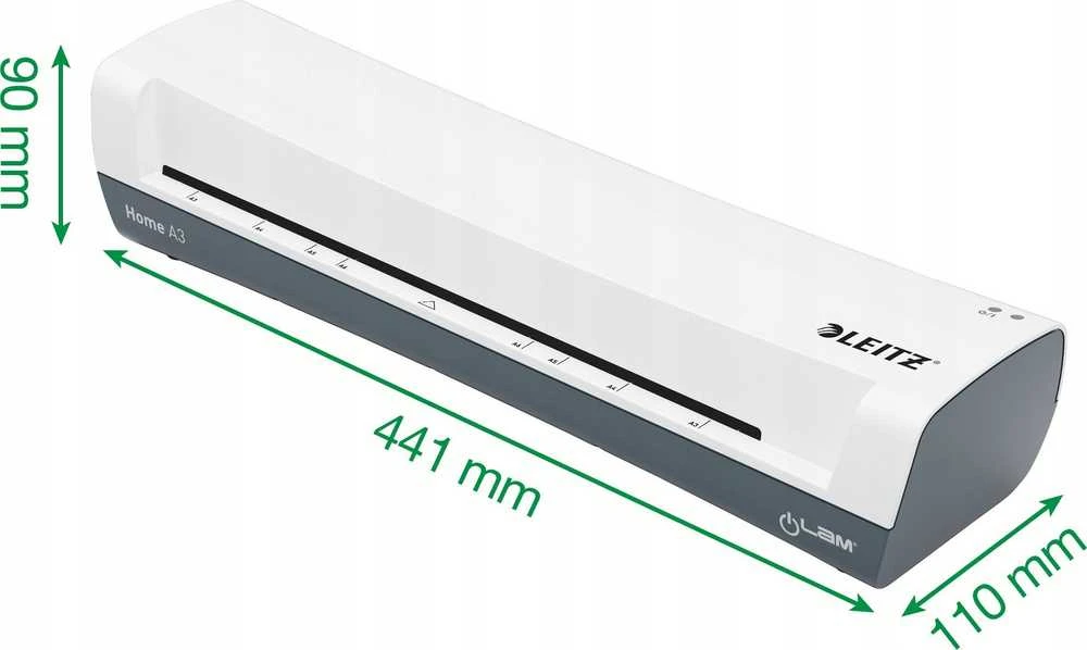 Laminavimo aparatas Leitz iLAM Home A3, 125mic, baltos/pilkos spalvos