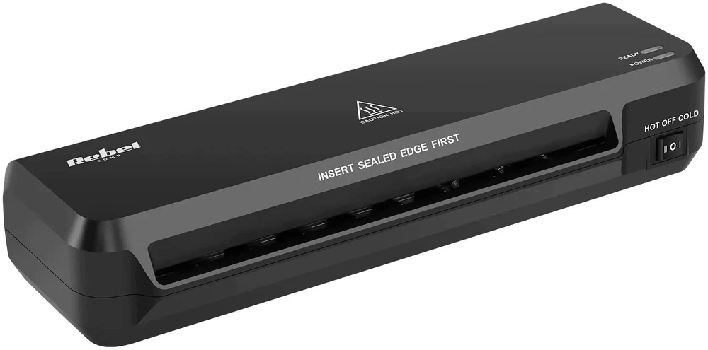 Rebel Laminator A4 formato karšto ir šalto laminavimo aparatas dokumentams, 80–125 mikronų