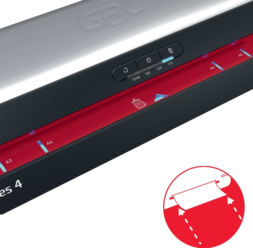 GBC 480HS Office Laminavimo aparatas A3, 800 mm/min, Juoda/Pilka