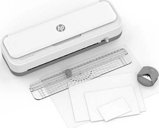 Hewlett Packard (HP) Laminatorius - HP ONELAM 400 A4 Karštas/Šaltas 400 mm/min su Pjovikliu ir Maišeliais