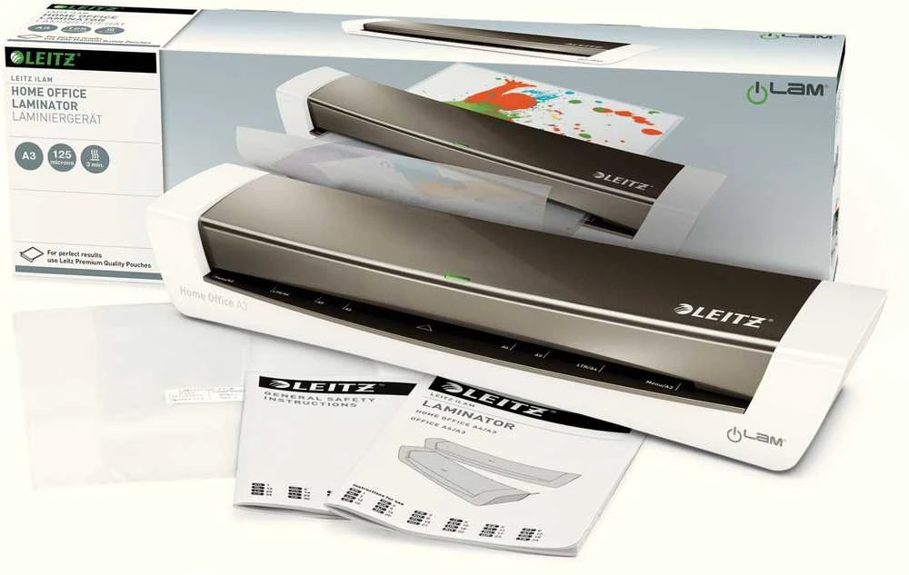 Laminavimo aparatas LEITZ iLAM HOME OFFICE, A3, pilka sp.