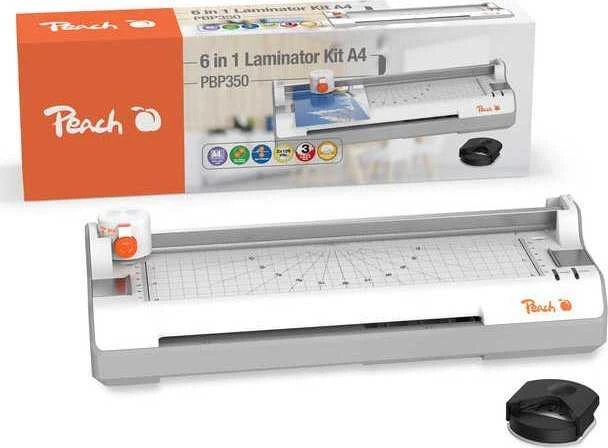 Laminator Peach Peach Laminatorius 6 in 1 Laminator A4 & Cutter A4