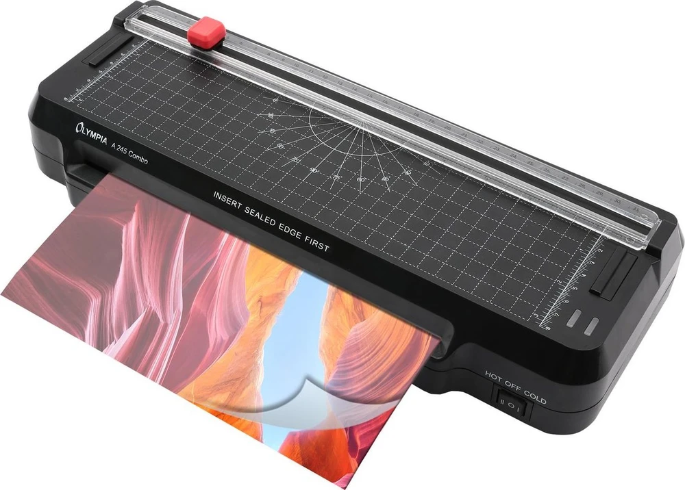 Olympia laminavimo aparatas su popieriaus pjaustytuvu A245