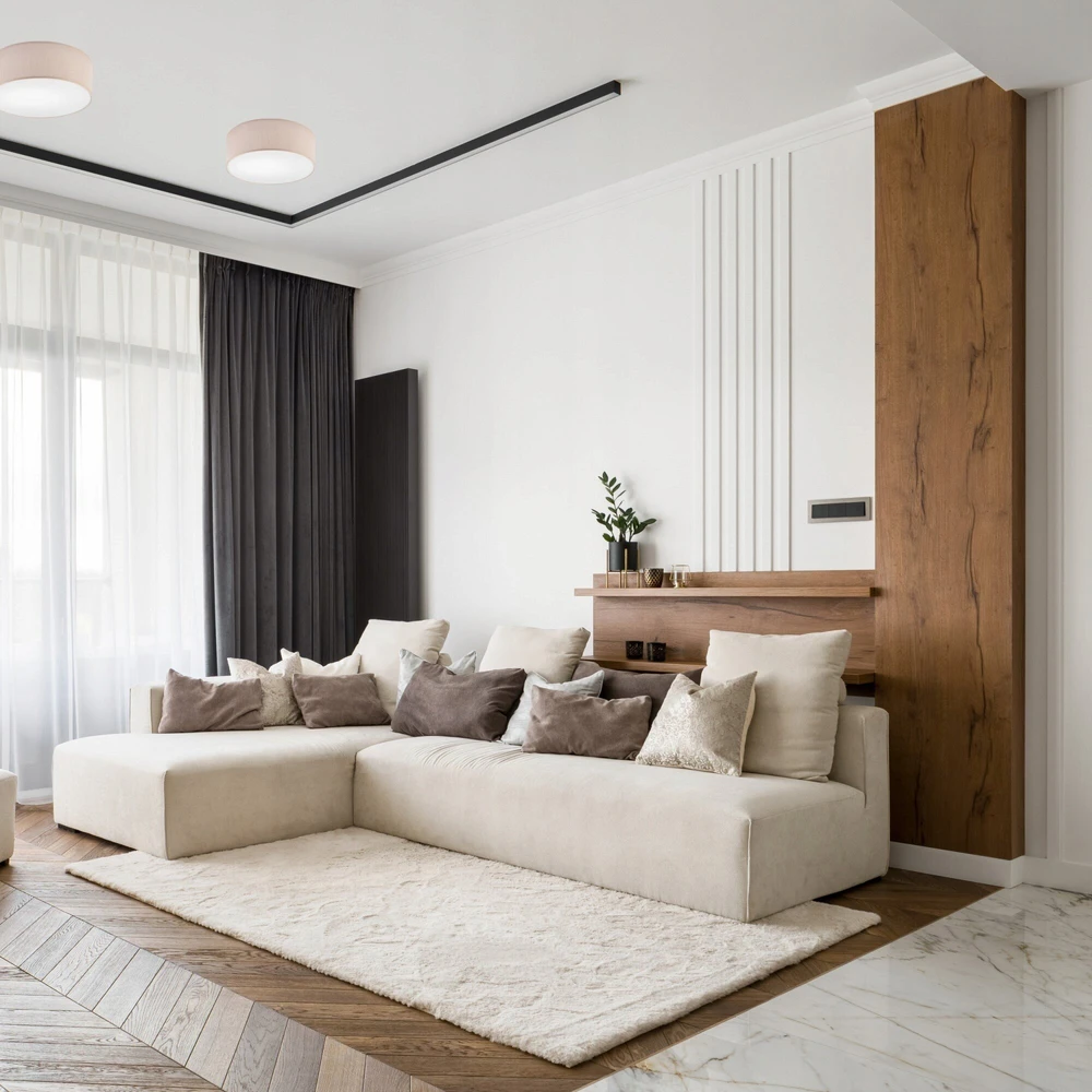 Lamkur lubinis šviestuvas Lamkur Vivian 48413 boho lubinis šviestuvas apskritimas 1x60W E27 smėlio spalvos/balta