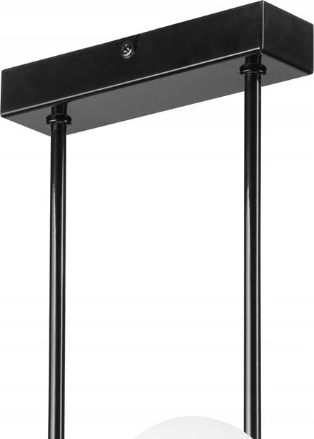 Lamkur pakabinamas šviestuvas Lamkur Astro 45061 modernistinis rutulinis pakabinamas šviestuvas su stiklo gaubtais 4x5W G9 balta/juoda