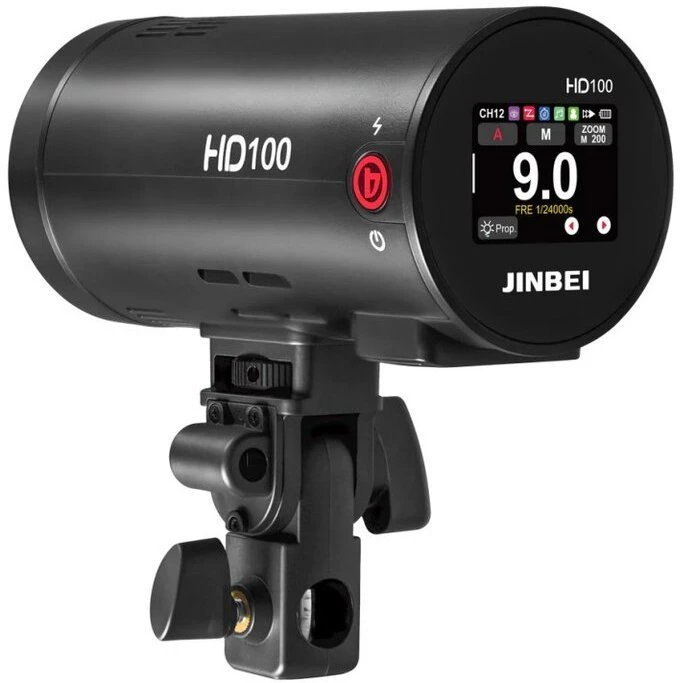 Blykstės lempa Jinbei Akumuliatorinė HD100 100Ws TTL