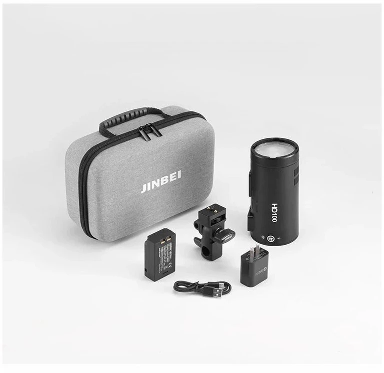 Blykstės lempa Jinbei Akumuliatorinė HD100 100Ws TTL