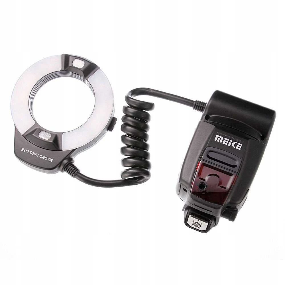 Meike MK-14EXT makro žiedinė blykstė Nikon