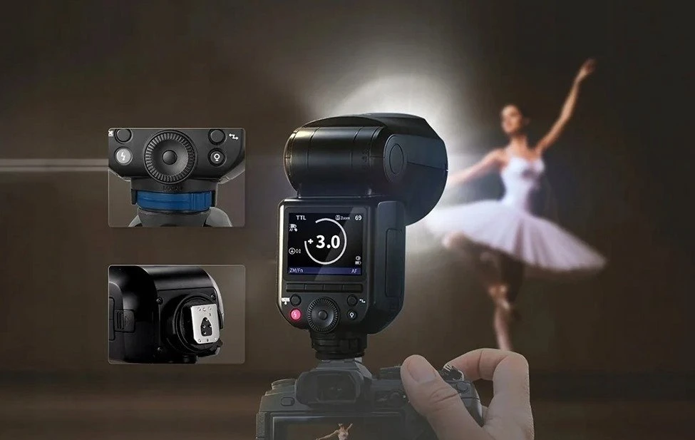 „Neewer Z2PRO-F 3000mAh Speedlite“ blykstė, skirta „Fujifilm“ fotoaparatams