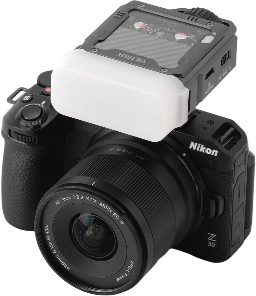 Apšvietimo Įranga - Viltrox Lampa Spark Z3-Nikon LED Šviesa Reguliuojamas Ryškumas Spalvų Temperatūra Žalia