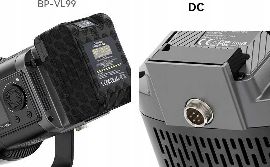 Apšvietimo Įranga - Ulanzi V 120C 120W RGB Vaizdo Šviesa, 2700K-6500K