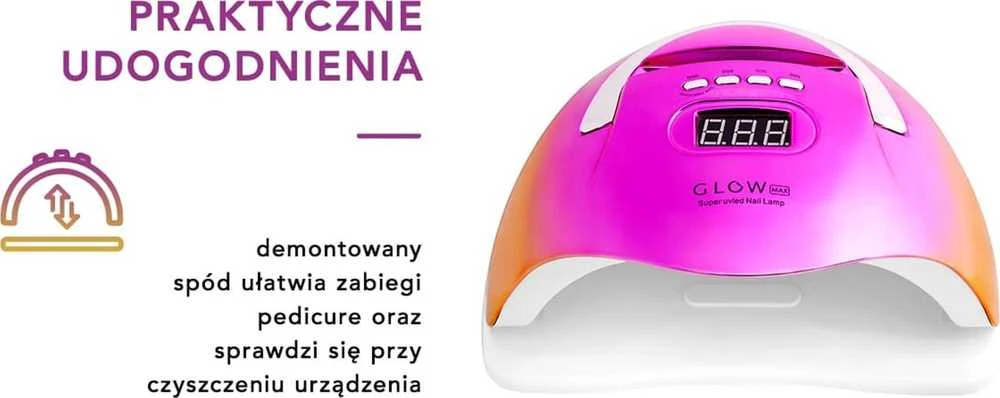Activeshop Nagų lempa Glow Max