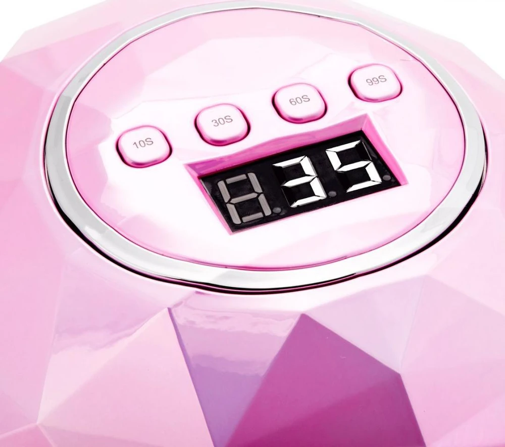 Activeshop Nagų lempa UV LED Shiny 86W Rožinė