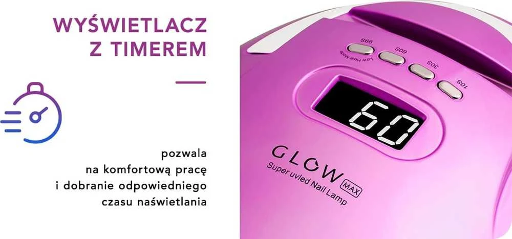 Activeshop Nagų lempa Glow F2 RN
