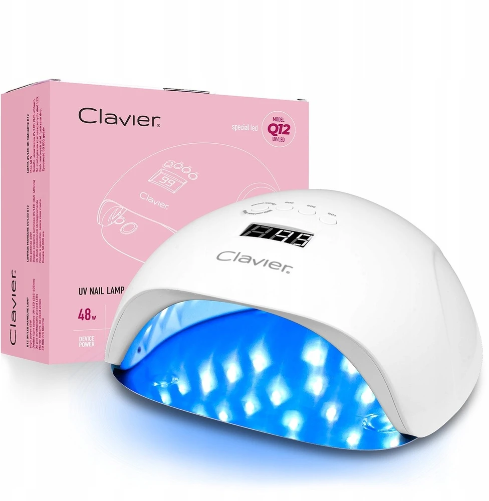 Realac Clavier Profesjonalna lampa do paznokci Q12 UV/LED 48W