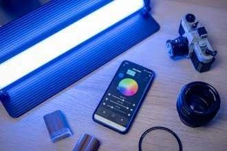 Apšvietimo Įranga - Newell Dewi 50 RGB LED Šviesa 2700K-10000K CRI ≥ 97