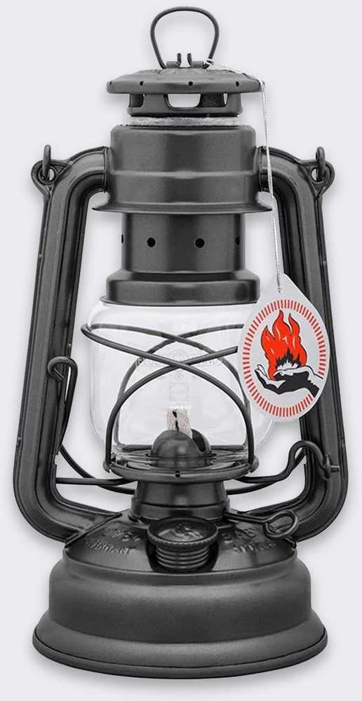 Žibalinė lempa Feuerhand Hurricane: Spalva - Sparkling Iron