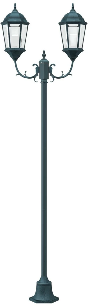 Sodo šviesa 68 x 20 x 235 cm Aliuminis ir stiklas