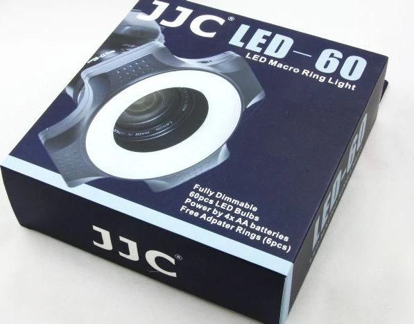 Žiedinė lempa JJC makro LED 60