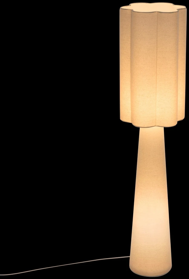 Atmosphera Lamp BLANCA toršeras, Ø 28 x 124 cm, smėlio spalvos